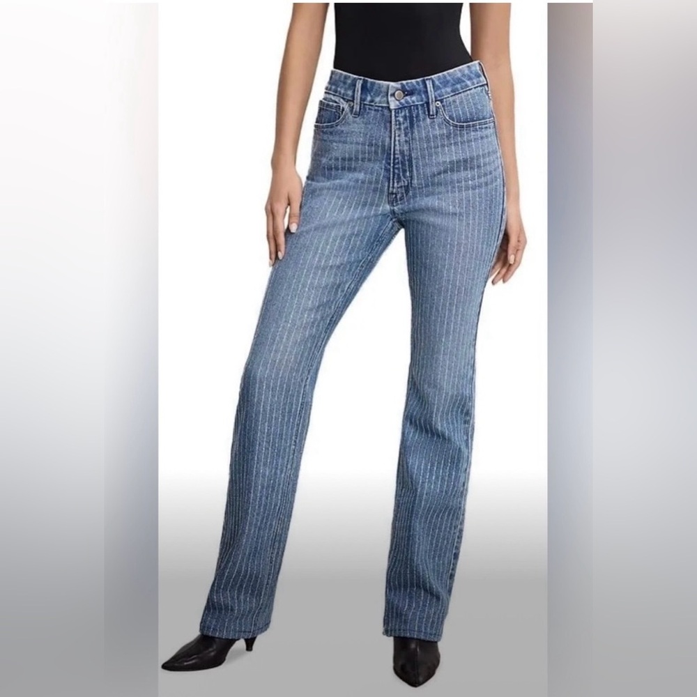 Good American Denim with fabulous unique and classy rhinestone Detail